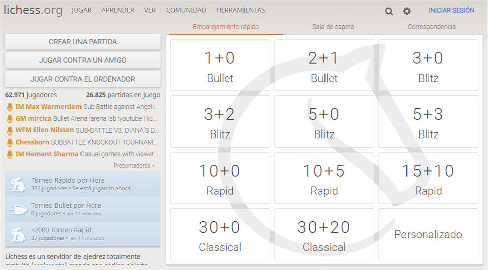 Base de Datos, Clases y Análisis de ajedrez online.